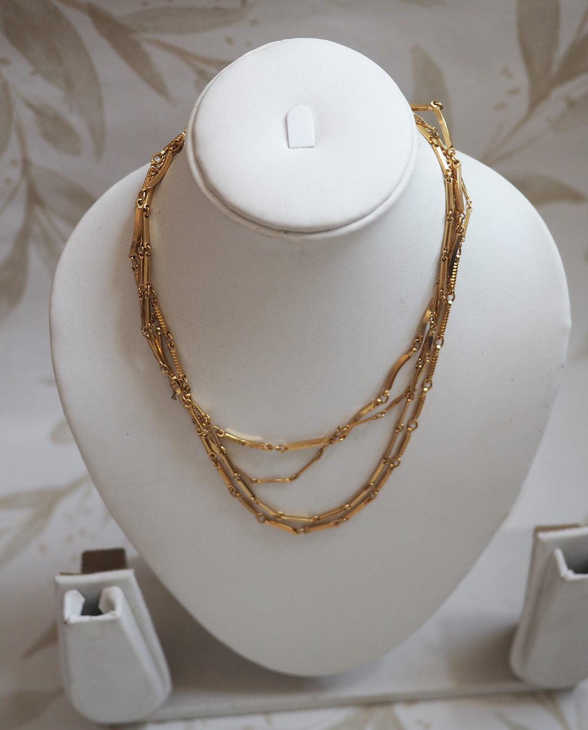 3 Tier Gold Tone Chain