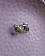Load image into Gallery viewer, Gold Silver Half Hoops
