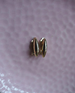 Minimalist Gold Tone Clip Ons
