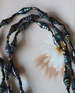 Load image into Gallery viewer, Blue Black Beaded Necklace
