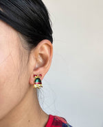 Load image into Gallery viewer, Christmas Bells Clip On Earrings
