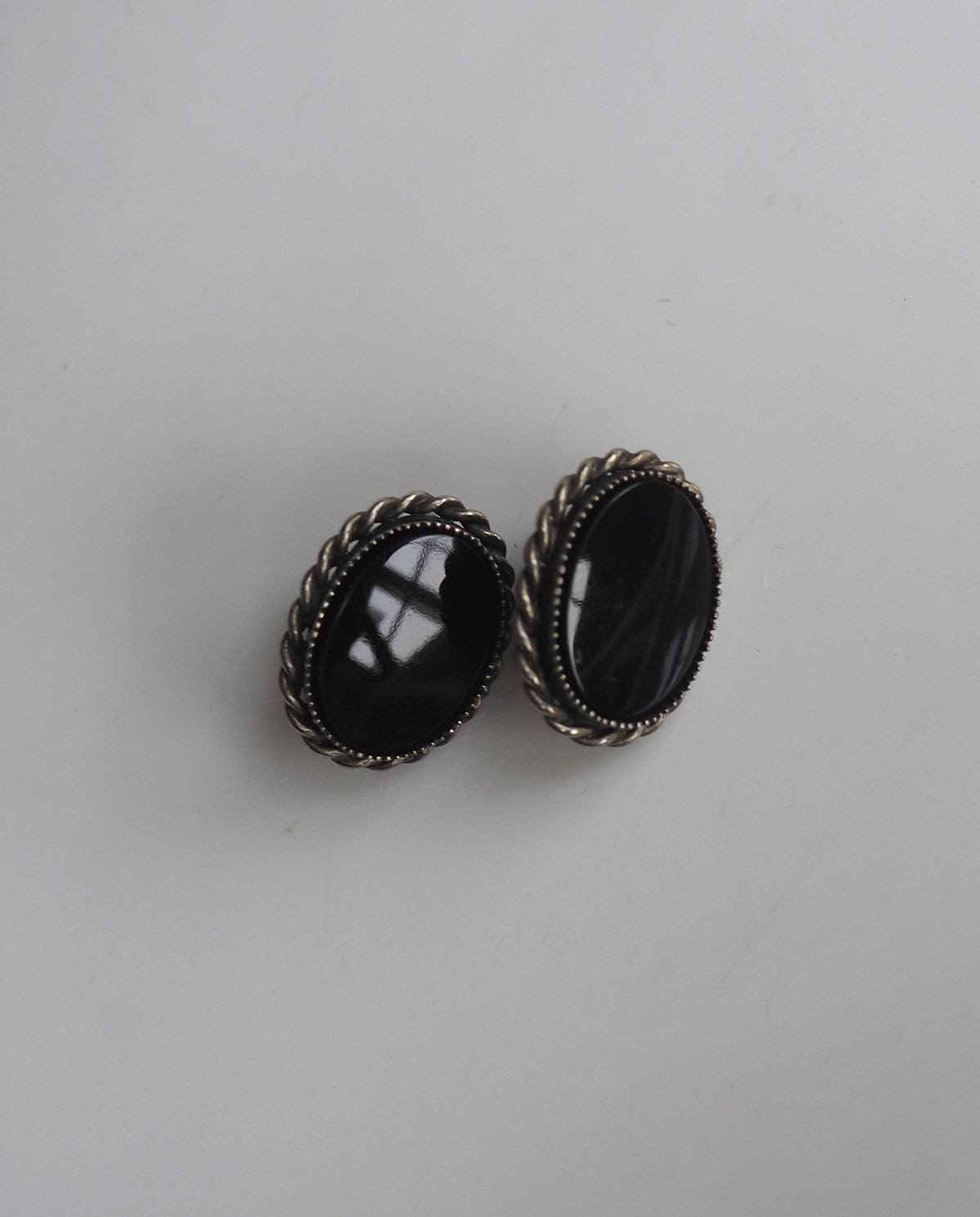 Black Stone Earrings