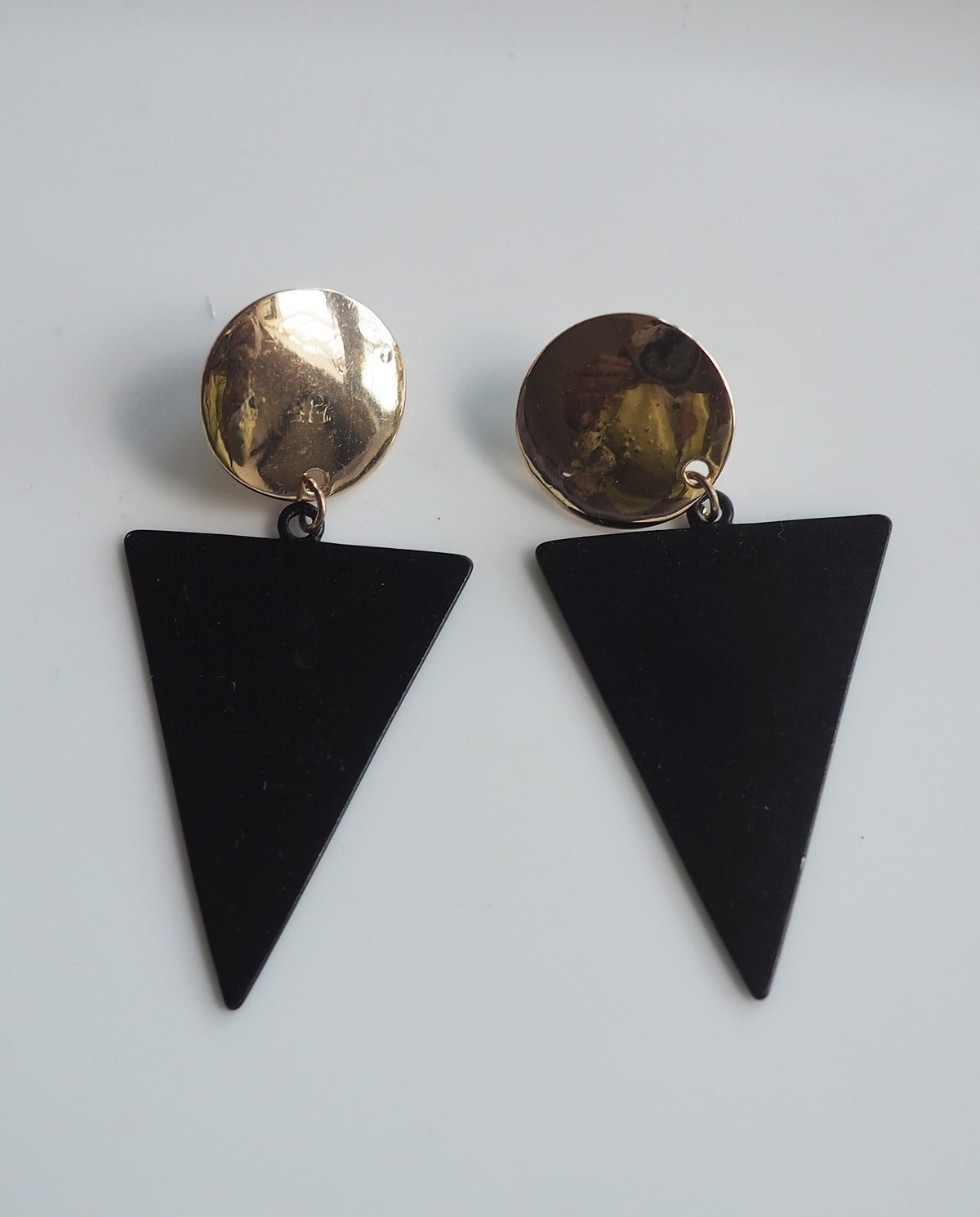 Black Geometric Shaped Earrings