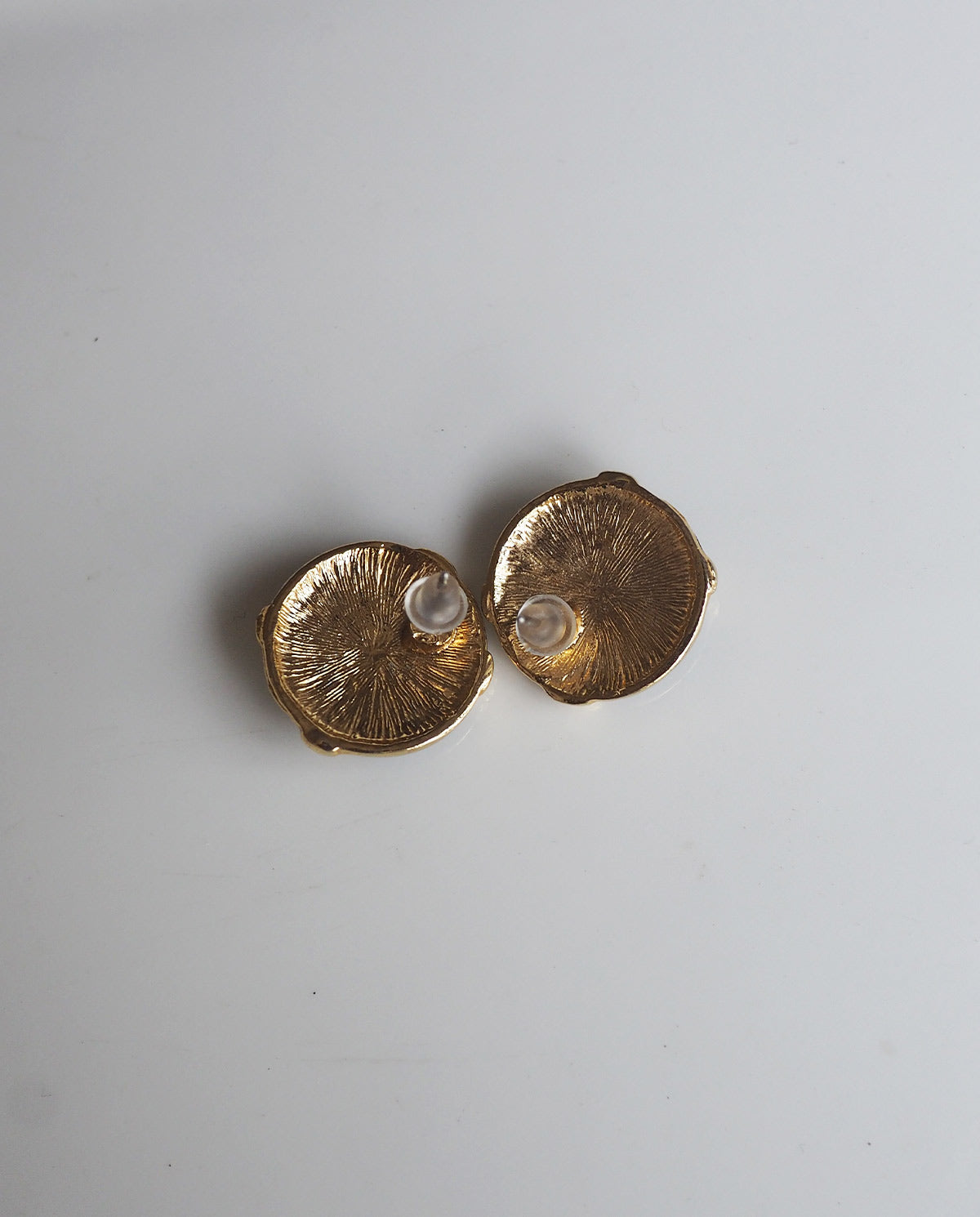Black Enamel X Earrings