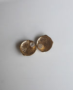 Load image into Gallery viewer, Black Enamel X Earrings
