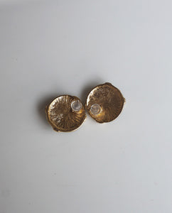 Black Enamel X Earrings