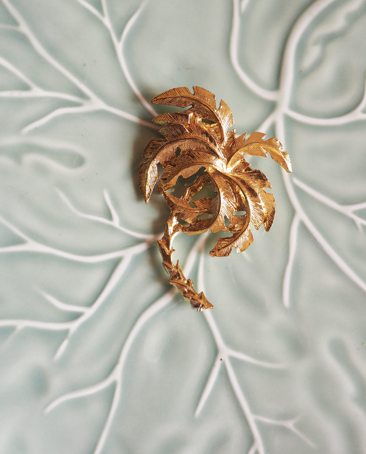 Palm Tree Brooch