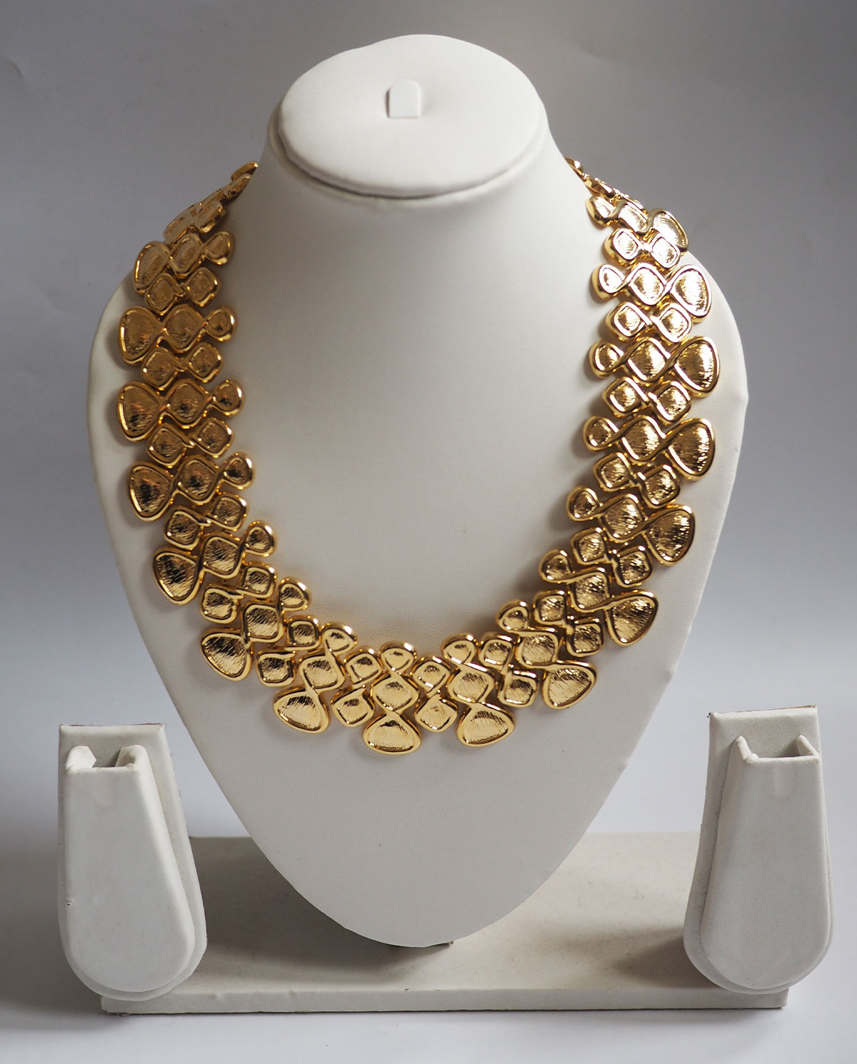 Gold Tone Statement Necklace