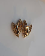 Load image into Gallery viewer, Filigree Leaf Earrings
