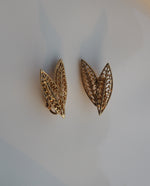 Load image into Gallery viewer, Filigree Leaf Earrings
