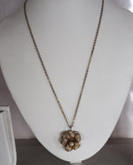 Load image into Gallery viewer, Heart Flower Pendant Necklace
