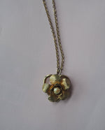 Load image into Gallery viewer, Heart Flower Pendant Necklace
