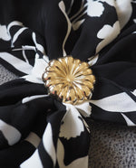 Load image into Gallery viewer, Jeri Lou Signed Flower Scarf Clip
