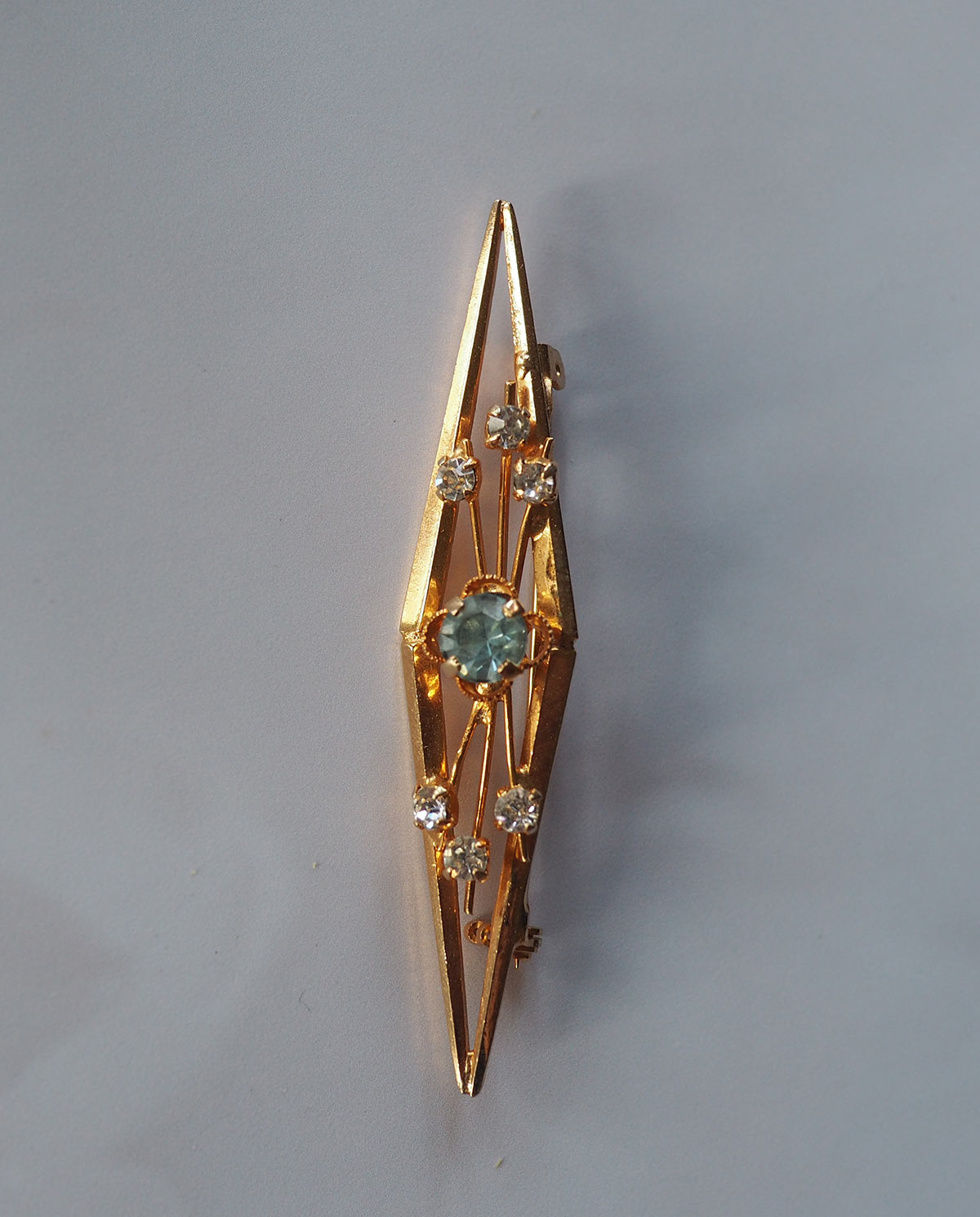 Slim Geometric Shaped Brooch