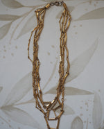 Load image into Gallery viewer, 3 Tier Gold Tone Chain
