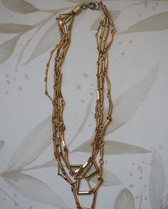 3 Tier Gold Tone Chain