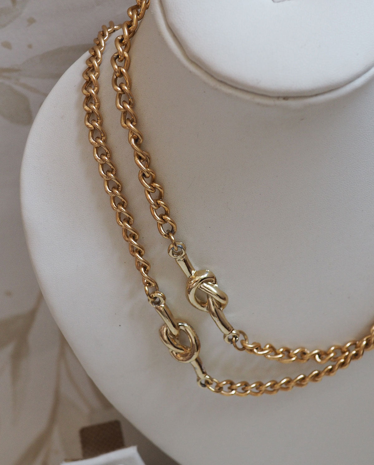 Long Gold Tone Chain