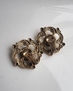 Load image into Gallery viewer, Gold Tone Statement Earrings
