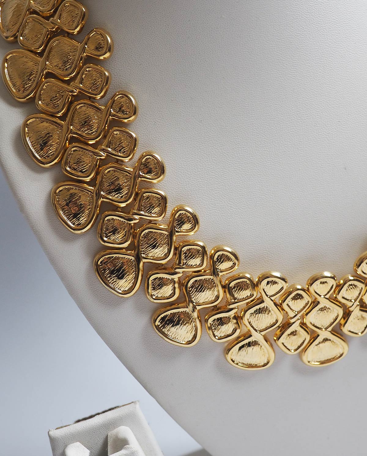 Gold Tone Statement Necklace