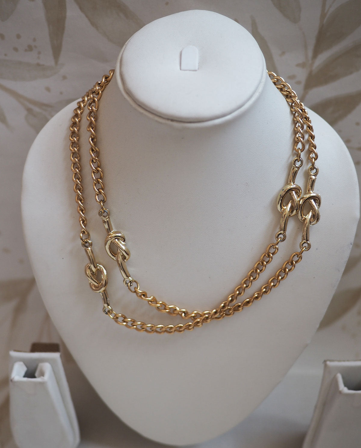 Long Gold Tone Chain