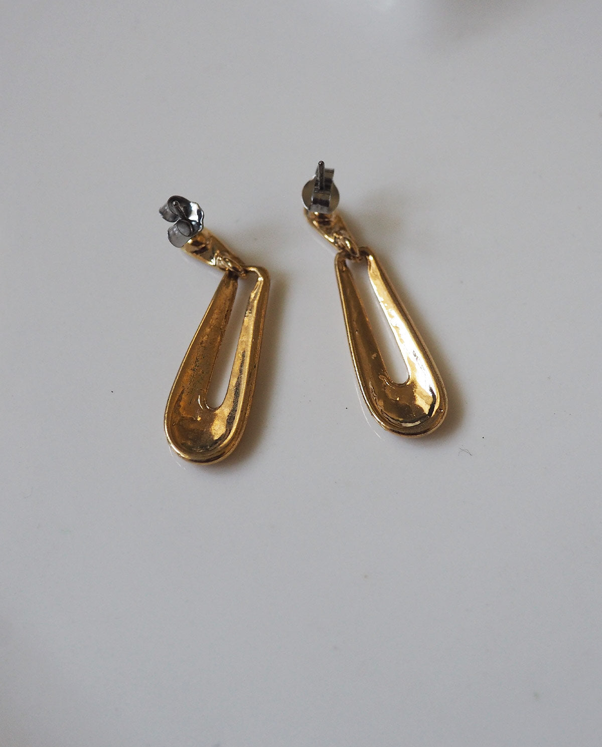 Gold Tone Dangle Earrings