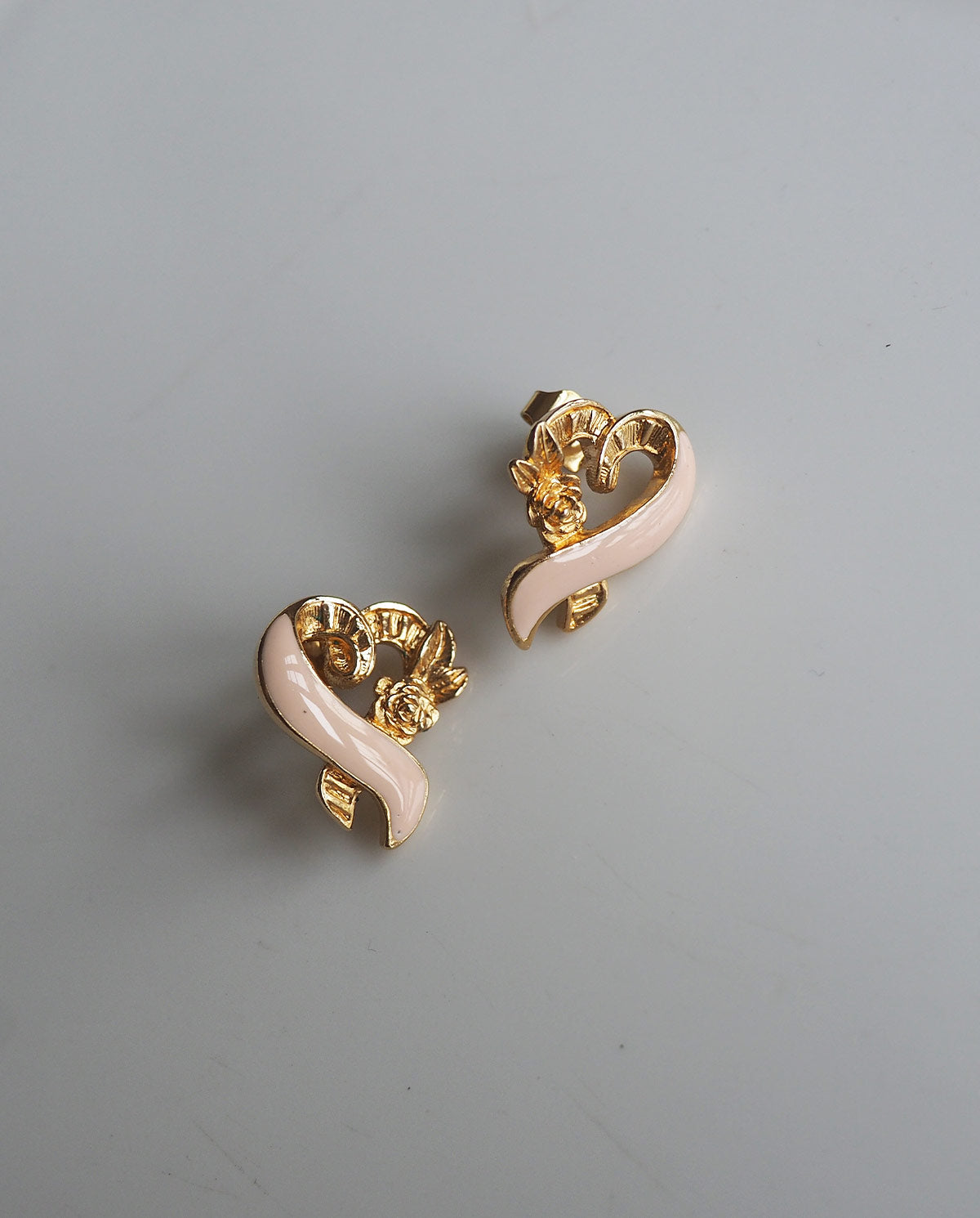 Pink Heart Earrings