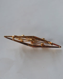 Slim Geometric Shaped Brooch