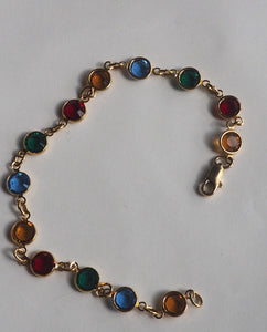 Multi Stone Minimalist Bracelet