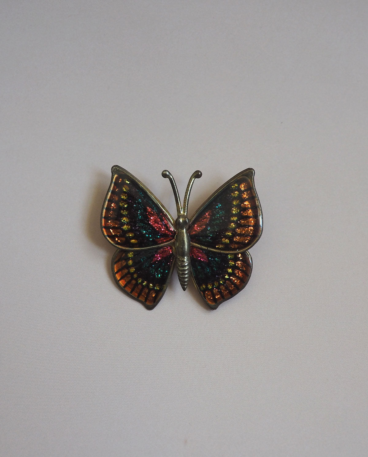 Multi Color Butterfly Brooch