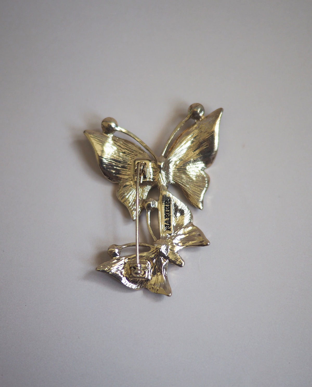 Napier Signed Butterfly Brooch