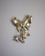 Load image into Gallery viewer, Napier Signed Butterfly Brooch
