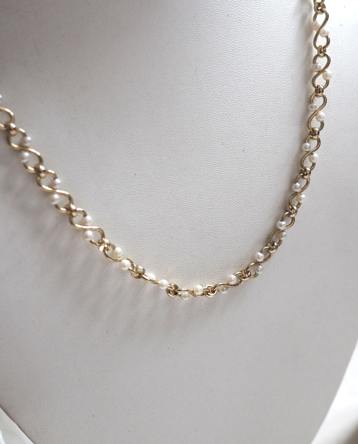 Napier Gold Tone Pearl Bracelet and Necklace set