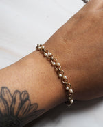 Load image into Gallery viewer, Napier Gold Tone Pearl Bracelet and Necklace set
