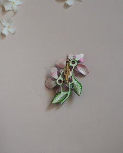 Pink Flower Brooch