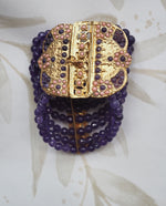 Load image into Gallery viewer, Purple Statement Bracelet
