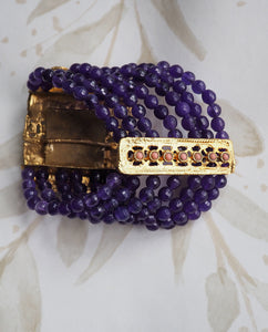 Purple Statement Bracelet