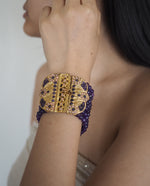Load image into Gallery viewer, Purple Statement Bracelet
