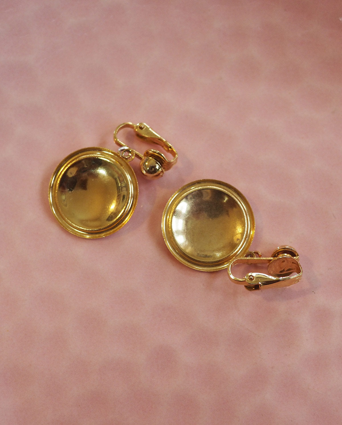 Red Enamel Clip Ons