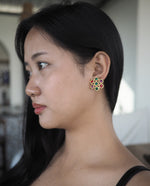 Load image into Gallery viewer, Swarovski Multicolored Earrings
