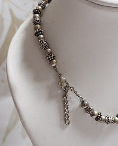 Napier Silver Tone Statement Necklace