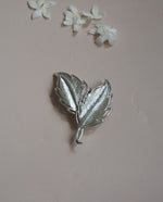 Load image into Gallery viewer, Silver Leaf Brooch
