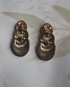 TAT SIgned Drop Earrings