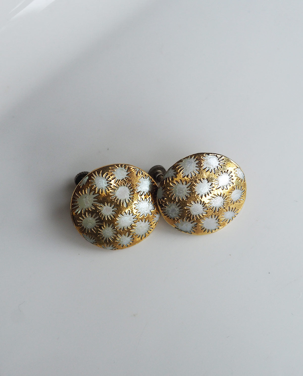 White Gold Clip Ons