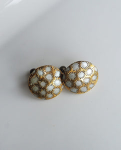 White Gold Clip Ons