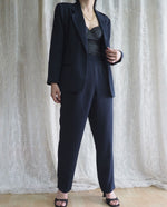 Load image into Gallery viewer, Vintage-Navy-Blazer-and-Pant-Suit5
