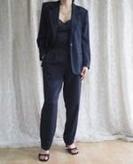 Load image into Gallery viewer, Vintage-Navy-Blazer-and-Pant-Suit4
