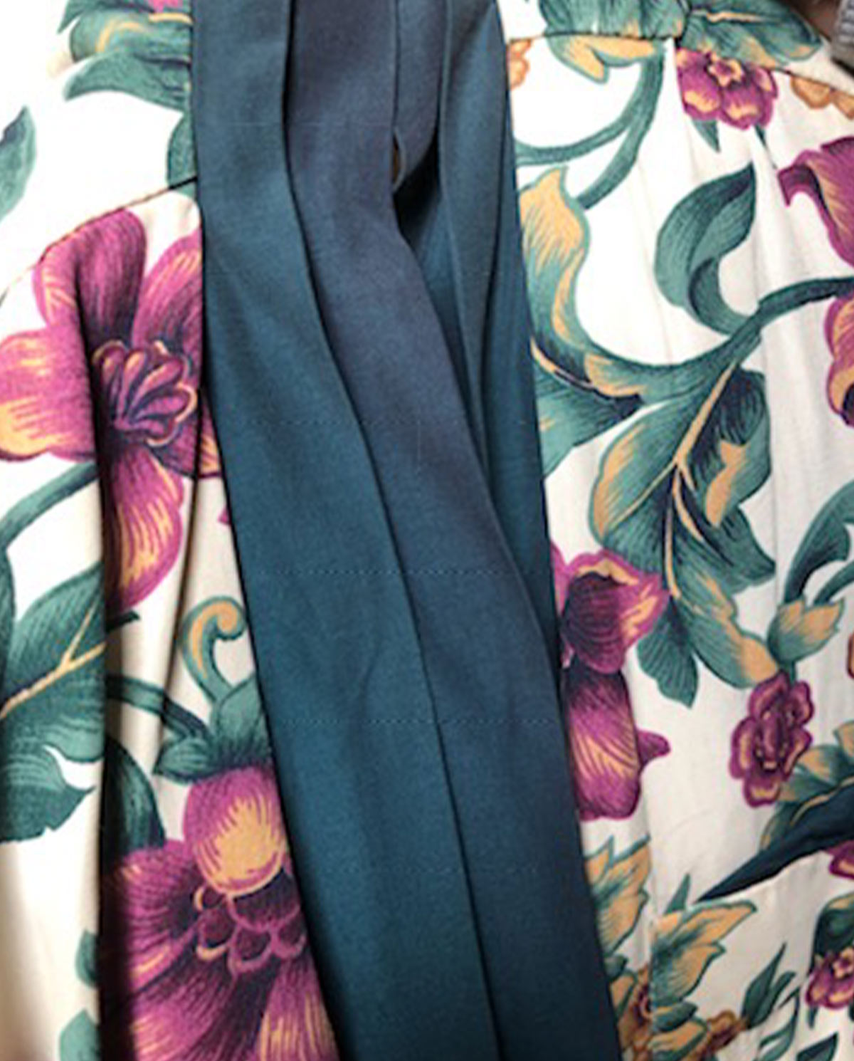 Vintage Mini Blazer Floral Dress