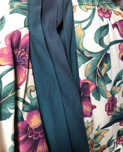 Vintage Mini Blazer Floral Dress
