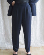 Load image into Gallery viewer, Vintage-Navy-Blazer-and-Pant-Suit3
